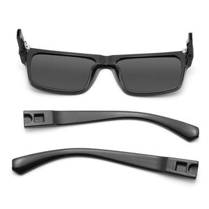 Lunettes de soleil carrées classiques pour hommes, polarisées, protection UV400, monture noire en PC, verres TAC, protection solaire, pour la pêche - Product Image 3