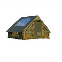 Tente de camping imperméable à gonflage automatique pour 3-4 personnes, installation instantanée |   Tente de style mongol en tissu Oxford quatre saisons, une chambre, pour l'extérieur