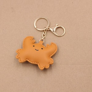Custom Logo Little Sea Lion,cat,Animal Sea Lion, <b>Cute</b> Little CrabLeather Stereoscopic Car Keychain Pendant Luggage Accessories - Product Image 3