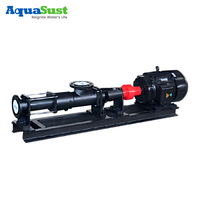 Pompe à vis progressive industrielle Aquasust pour le traitement des eaux usées, personnalisable OEM