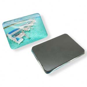 High Quality Crystal Clear 3D <b>Glass</b> <b>Dome</b> Souvenir Three-Dimensional Magnet - Product Image 4