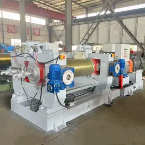 Ruber two roll mixing mill rubber refiner mill car mats machine making equipment