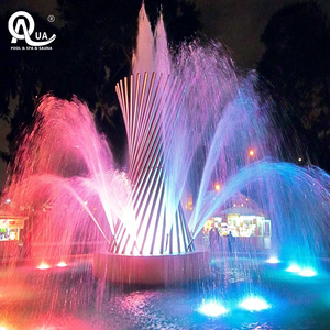 Fontaine musicale LED Water Crown – RGB programmable, conçue sur mesure pour les grands paysages - Product Image 1