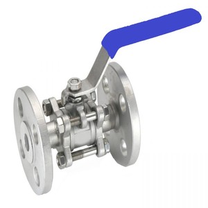 Válvula de bola manual con brida ANSI 150/300 para petróleo, gas y agua - OEM personalizable para uso en medios generales - Product Image 1