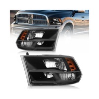 Conjunto de Faro Delantero Izquierdo y Derecho para Dodge Ram 1500 2500 3500 2009-2018