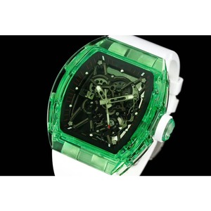 Reloj de edición limitada para hombre, de 26 años de antigüedad, de alta gama, con esfera transparente de cristal, movimiento mecánico automático, resistente al agua. - Product Image 1