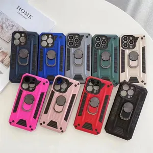 Luxury Plating Ring Holder Phone Case For Samsung Galaxy A72 A52 A32 4g 5g A12 A42 A51 A71 A31 M31 M51 A21s Stand Silicone Cover