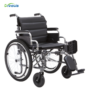 Silla de Ruedas Manual de Acero Plegable y Ligera, con Asiento Ancho de 51 cm, para Personas con Discapacidad y Rehabilitación, Venta al Por Mayor de Fábrica - Product Image 2