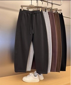 <span class=keywords><strong>Pantaloni</strong></span> a gamba larga a <span class=keywords><strong>vita</strong></span> media stile banana, modello scimitar, per coppia, tinta unita, casual, <span class=keywords><strong>con</strong></span> <span class=keywords><strong>elastico</strong></span> <span class=keywords><strong>in</strong></span> <span class=keywords><strong>vita</strong></span>, primavera - Product Image 3