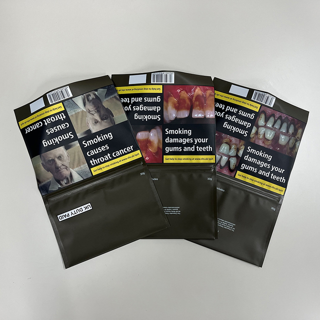 rolling tobacco packaging Empty Tobacco Pouch: Custom & Airtight Packaging Solutions