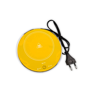 Hot bán buôn bán sưởi ấm Coaster thermotatic Tempered Glass nước cà phê Mug ấm hơn cup nóng - Product Image 5