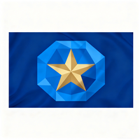 Personnalisé 3x5ft pour bannière Drapeaux de réduction écologiques avec impression numérique Polyester recyclable résistant aux UV pour la promotion de la marque