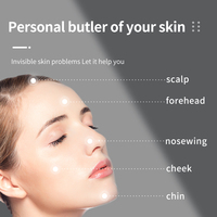 Mini Skin Scalp Analyzer Scanning Camera HD 800X Wireless Link Android IOS Handheld Instrument Hair & Face Analysis Weighs 30g