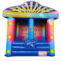 Château gonflable commercial, jeux de lancer de balles de carnaval, figurines d'action anime, jouets promotionnels pour location événementielle