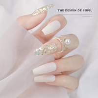 8 couleurs flocons irréguliers brillants ongles paillettes paillettes tickers Nail Art décoration magique paillettes poudre pour ongles