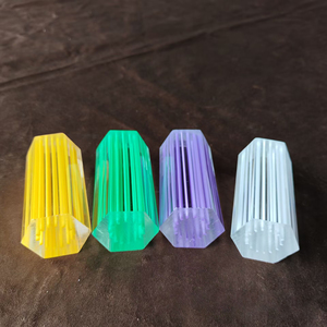 Colonne de guidage lumineux décorative en PMMA, en verre acrylique organique hexagonal coloré, pour éclairage - Product Image 4