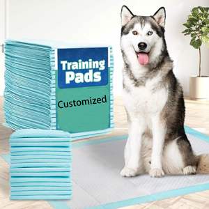 Tapis de propreté géants pour chiens avec logo personnalisé OEM, 22*23cm, 33*45cm, 45*60cm, 60*90cm - Product Image 1