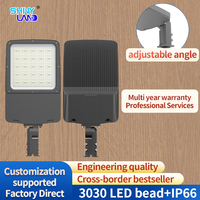 Lampadaire LED de type boîte à chaussures pour extérieur, parking, zone de stationnement, éclairage de jardin, route, 100-400W, luminaire CE, en stock en Chine