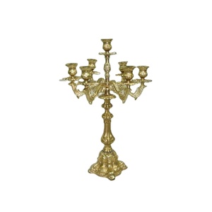Antique Embossed Gold <b>Candelabra</b> - Product Image 1