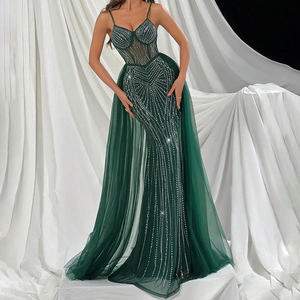 <span class=keywords><strong>Abito</strong></span> formale da ballo a sirena Slim fit <span class=keywords><strong>verde</strong></span> <span class=keywords><strong>smeraldo</strong></span> splendido <span class=keywords><strong>abito</strong></span> da sera alla moda - Product Image 5