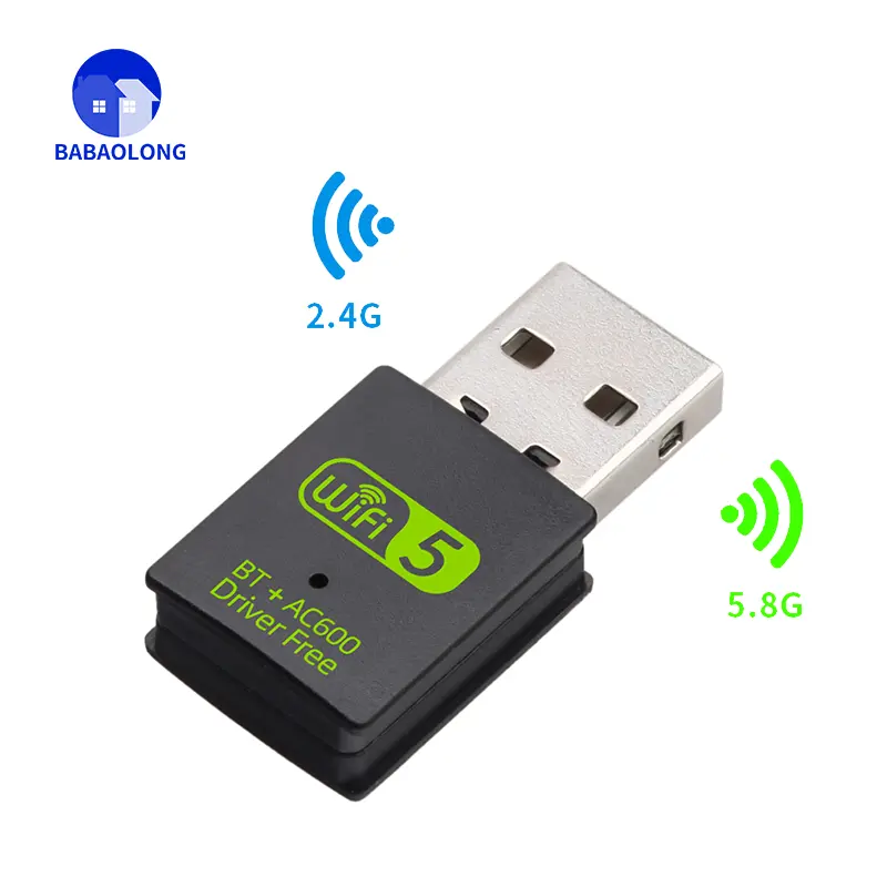 드라이버 무료 Usb 600mbps 5ghz 2 콤보 와이파이 및 블루 치아 AC600 동글 Rtl8821cu 600mbps Usb 와이파이 어댑터