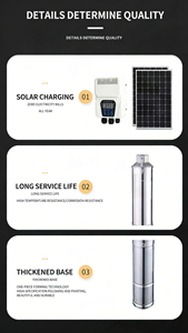 Bomba Solar de Gran Caudal QY 4JC30-18-D110/1500, 2250W, 18m de Altura, 30m³/H |   Salida de 2 pulgadas y flujo máximo |   Control de Inundaciones y Drenaje - Product Image 3