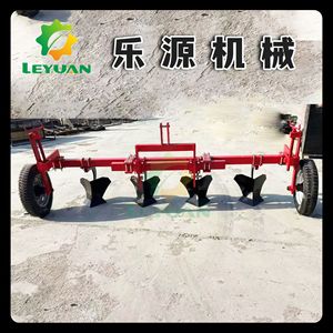 Leyuan Farm <b>Cultivator</b> 4 Row Furrow Plough Red Agricultural Machinery For Tractor Use - Product Image 1