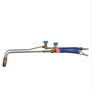 Torche de découpe de type injecteur H01 2 P3N, plaquée cuivre, double interrupteur, torche de soudage oxygène-acétylène-propane - Product Image 4