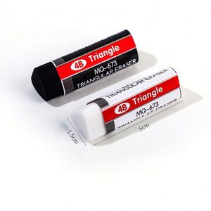 Hihooa Paquete de 8 Lápices Negros y Blancos 4B Triangulares para Niños, Borradores al por Mayor con Patrones de Animales y Frutas, Hechos de Goma TPR y Plástico - Product Image 1