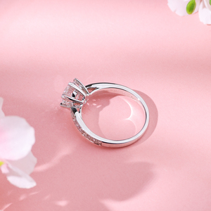 Anillo de Compromiso de Diamante Cultivado en Laboratorio con Certificado IGI de 1 Quilate, Joyería de Lujo Personalizada, Oro Sólido de 9K/14K/18K para Fiesta - Product Image 4