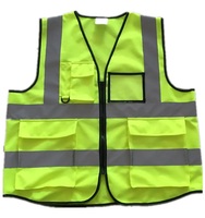 Gilet de sécurité personnalisé en gros, vêtements de sécurité imperméables, gilets et vestes de sécurité pour hommes, gilets réfléchissants multi-poches