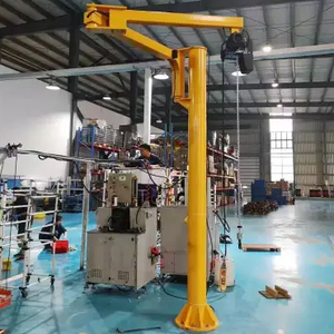 300KG colonne JIB grue petite grue de levage bras d'articulation grue entrepôt atelier équipement de levage avec palan - Product Image 5