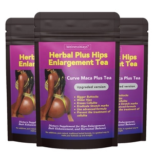 Teh Pembesar Bokong Terbaik untuk Wanita dan Pria Kulit Hitam, Ekstrak Akar Maca Herbal Alami, Cepat dan Aman untuk Bokong Lebih Besar - Product Image 1