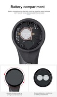 Pompe à vélo électrique portable Prostar en alliage d'aluminium haute pression 320 psi avec manomètre numérique compatible Presta et Schrader pour valve avant