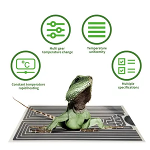 5W/7W/14W/20W/40W Grafeno Reptiles Estera de calefacción Almohadilla de calefacción para mascotas con controlador de temperatura - Product Image 3