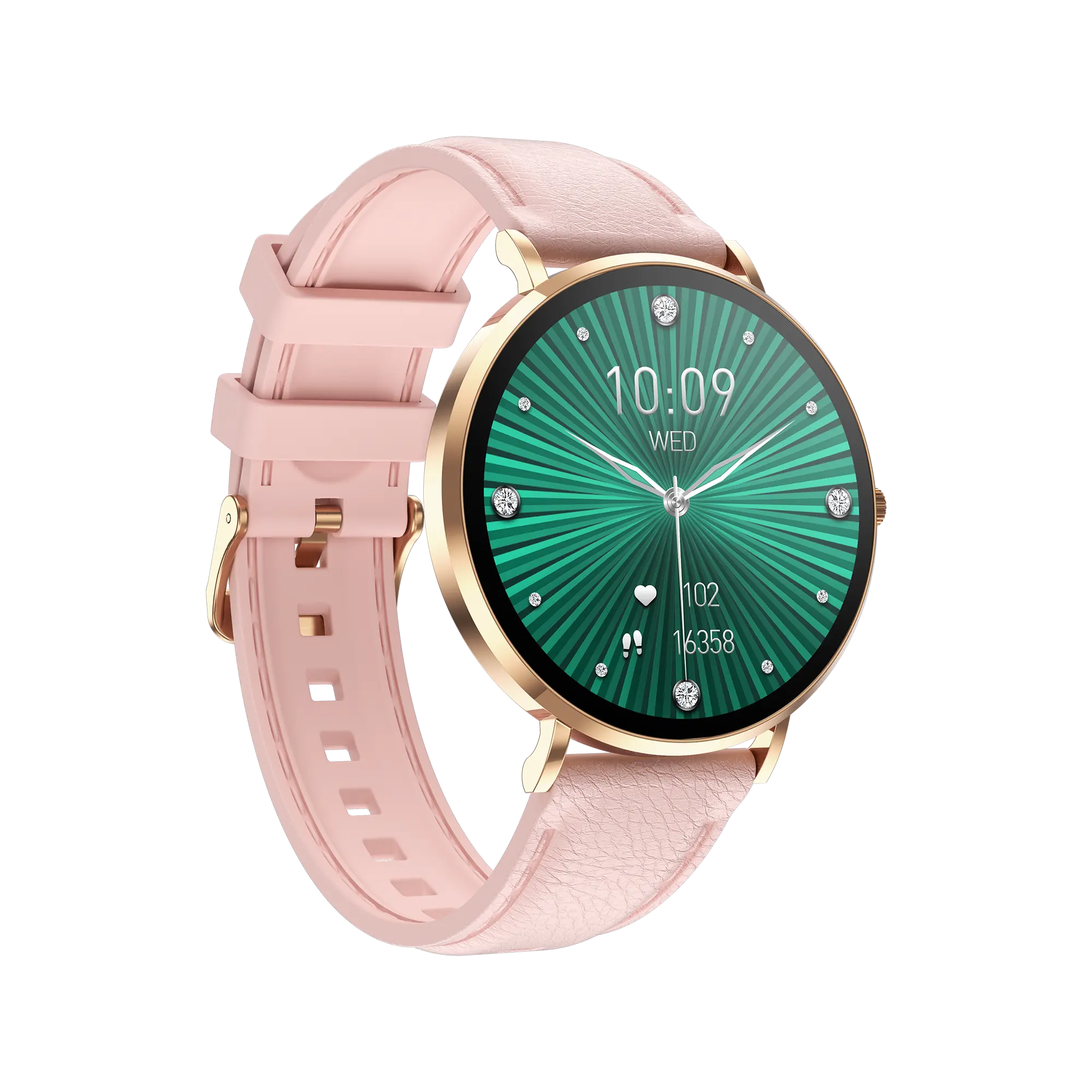 2024 T8Pro pantalla redonda completamente táctil Ip68 impermeable Android Iso reloj inteligente Digital para Mujeres Nuevo Producto usable