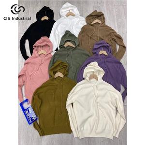 Haute qualité basique tricots femmes Slim maillot de corps <span class=keywords><strong>pull</strong></span> <span class=keywords><strong>col</strong></span> haut couleur unie <span class=keywords><strong>pull</strong></span> côtelé personnalisé laine Jersey avant - Product Image 4