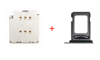 Connecteur flexible de lecteur double SIM avec tiroir pour carte SIM pour 13/13 Pro/13 Pro Max - Conception originale - Garantie de 12 mois
