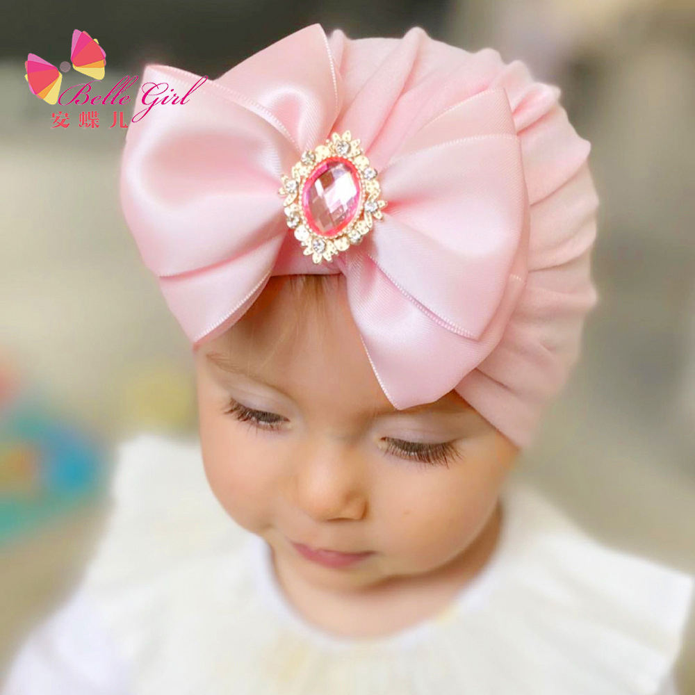 Flower Headband Cherub Nylon Headbands BELLEWORLD Warm Newborn