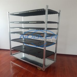 Chariot de <span class=keywords><strong>transport</strong></span> métallique à roulettes pour jardinage, marché, pépinière et fleurs, modèle CC - Product Image 3