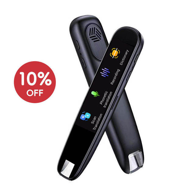 Smart WiFi Translation Pen with Digital OCR Scanner Talking & Voice Translation Color Display 24/7 Assistance