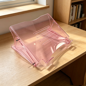Best Seller Modern Premium Acrylic Ergonomic <b>Laptop</b> Display <b>Stand</b> Freestanding Custom Rack For Exhibition Use - Product Image 4