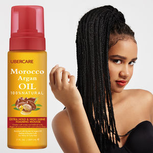 <span class=keywords><strong>Mousse</strong></span> Coiffante Tenue Forte Longue Durée Étiquette Privée <span class=keywords><strong>Mousse</strong></span> Cheveux Parfumée Sur Mesure pour Cheveux Bouclés Perruques Tresses - Product Image 6