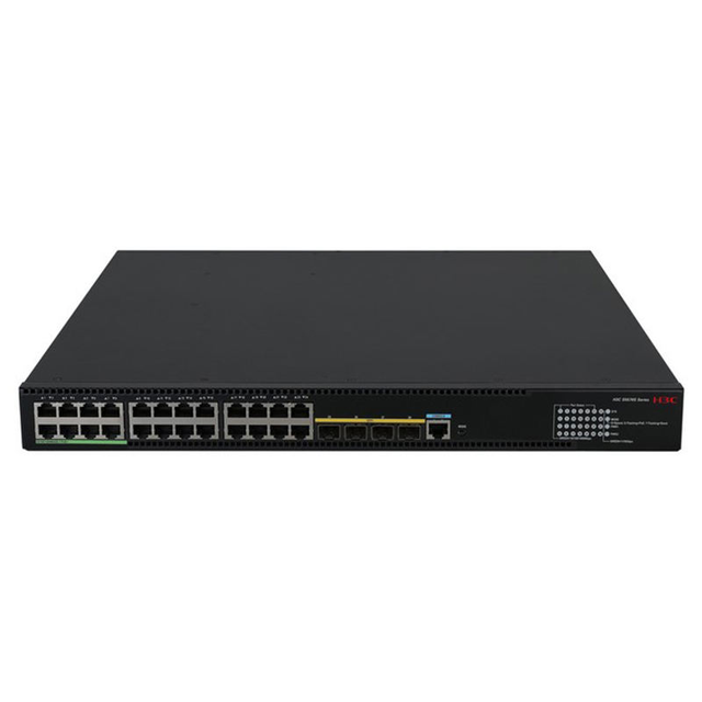 New S5570S-28S-HPWR-EI-A 24*GE PoE+ 4*10GE SFP+ L3 Switch 688Gbps 108Mpps 1U Modular PSU Enterprise Campus Access Aggregation
