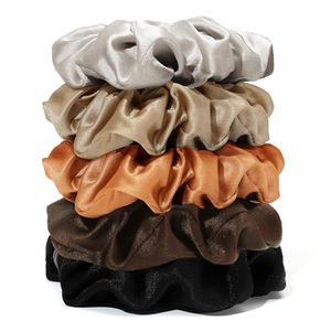 Chouchous Élastiques 100% Soie Pure Élégants pour Femmes et Filles – Attaches Cheveux Douces Sans Plis pour Queue de Cheval - Product Image 1