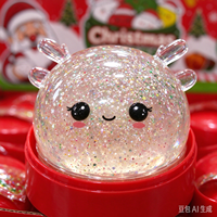 Cadeau de Noël : Jouet Squishy en forme de boulette de Noël, à remontée lente, pour la décompression et le soulagement du stress sensoriel