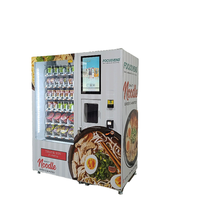 Distributeur automatique de boissons et de collations en libre-service 24h/24, distributeur automatique combiné, accepte les pièces, les billets et les cartes de crédit