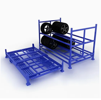 Étagère de stockage de pneus en acier durable, de qualité moyenne, anti-rouille, protection contre la corrosion, revêtement électrostatique en poudre, 500-800 kg/niveau