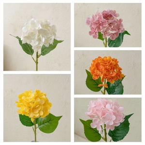 CallaFloral - Ramo de Hortensias Artificiales de una Sola Rama, Tela Brillante de PVC, Decoración para el Hogar, MW96002 - Product Image 3