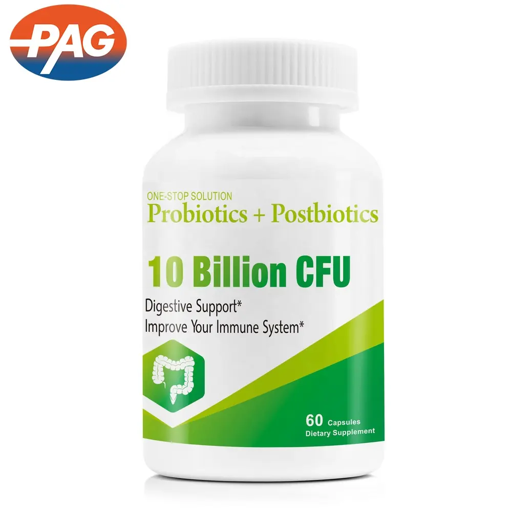 Probiotics & Prebiotics Plus Supplement Manufacturer Digestive Improve Immune System Enzymes Capsules Supplement